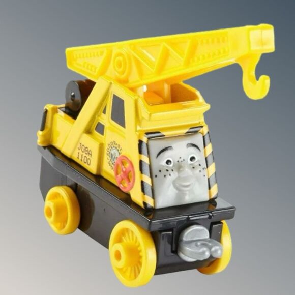 2013 Mattel Thomas & Friends Push Along Kevin Yellow Diecast Crane B23 - Picture 6 of 6